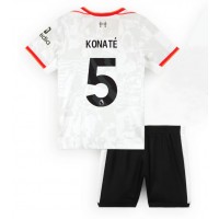 Maglia Calcio Liverpool Ibrahima Konate #5 Terza Divisa Bambino 2024-25 Manica Corta (+ pantaloncini)